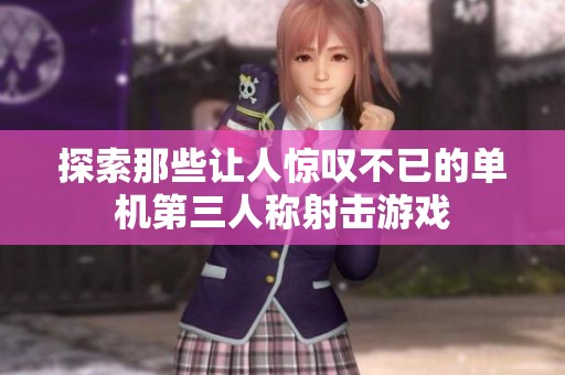 探索那些让人惊叹不已的单机第三人称射击游戏