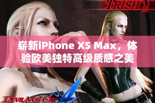 崭新iPhone XS Max，体验欧美独特高级质感之美