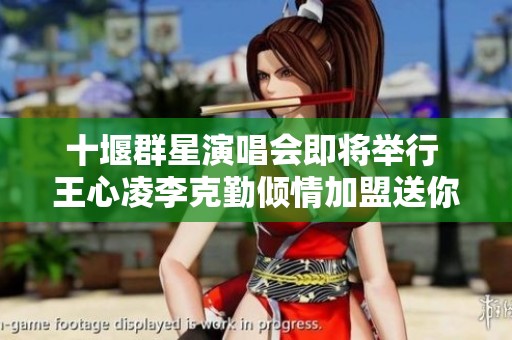 十堰群星演唱会即将举行 王心凌李克勤倾情加盟送你门票！
