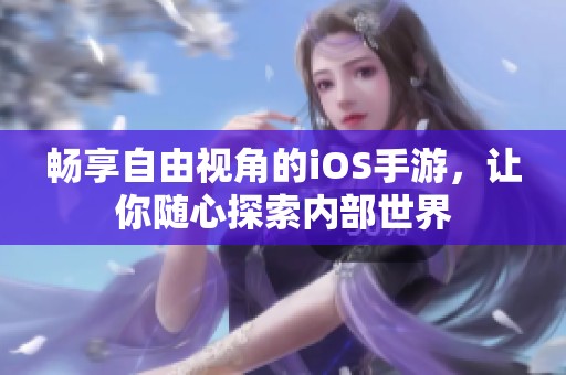 畅享自由视角的iOS手游，让你随心探索内部世界