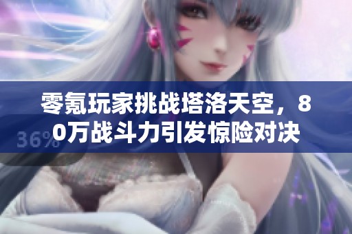 零氪玩家挑战塔洛天空，80万战斗力引发惊险对决