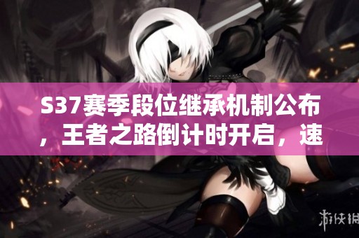 S37赛季段位继承机制公布，王者之路倒计时开启，速来关注！