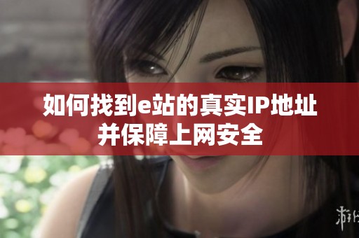 如何找到e站的真实IP地址并保障上网安全