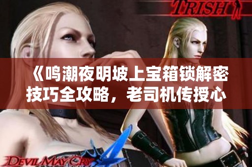 《鸣潮夜明坡上宝箱锁解密技巧全攻略，老司机传授心得与分享》