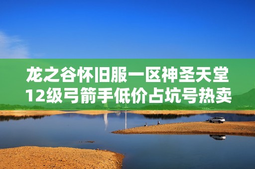 龙之谷怀旧服一区神圣天堂12级弓箭手低价占坑号热卖中