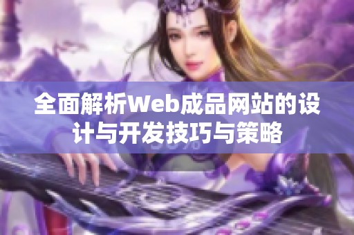 全面解析Web成品网站的设计与开发技巧与策略
