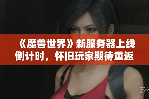 《魔兽世界》新服务器上线倒计时，怀旧玩家期待重返战场