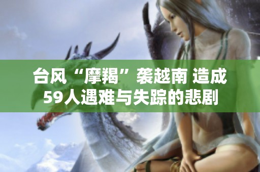 台风“摩羯”袭越南 造成59人遇难与失踪的悲剧