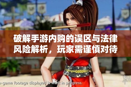破解手游内购的误区与法律风险解析，玩家需谨慎对待