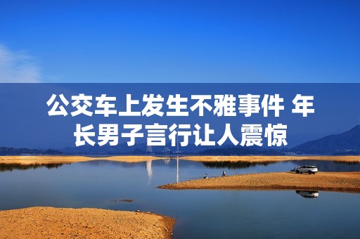 公交车上发生不雅事件 年长男子言行让人震惊