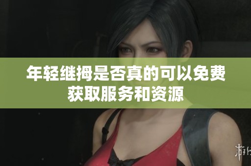 年轻继拇是否真的可以免费获取服务和资源