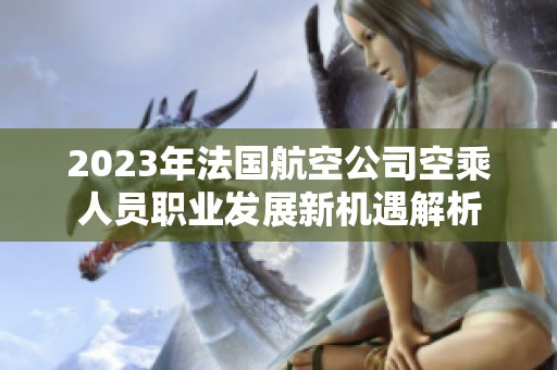 2023年法国航空公司空乘人员职业发展新机遇解析