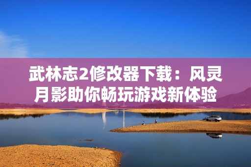 武林志2修改器下载：风灵月影助你畅玩游戏新体验