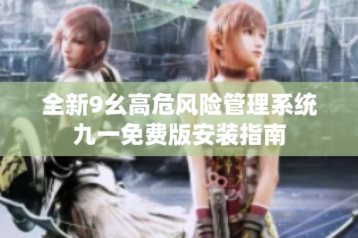全新9幺高危风险管理系统九一免费版安装指南