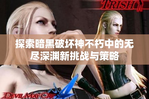 探索暗黑破坏神不朽中的无尽深渊新挑战与策略