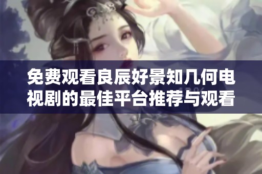免费观看良辰好景知几何电视剧的最佳平台推荐与观看指南