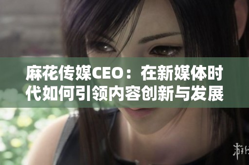 麻花传媒CEO：在新媒体时代如何引领内容创新与发展
