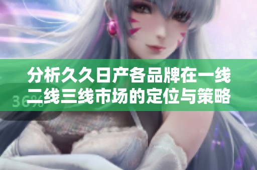 分析久久日产各品牌在一线二线三线市场的定位与策略