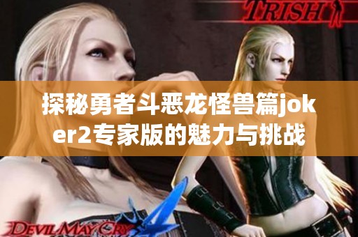 探秘勇者斗恶龙怪兽篇joker2专家版的魅力与挑战