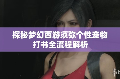 探秘梦幻西游须弥个性宠物打书全流程解析