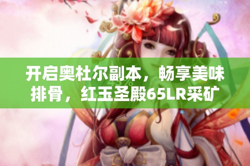 开启奥杜尔副本，畅享美味排骨，红玉圣殿65LR采矿工程全程助力升级