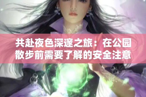 共赴夜色深邃之旅：在公园散步前需要了解的安全注意事项