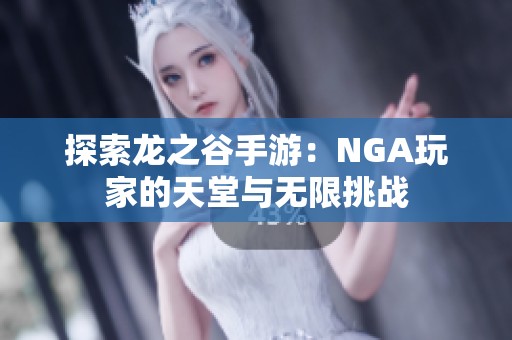 探索龙之谷手游：NGA玩家的天堂与无限挑战
