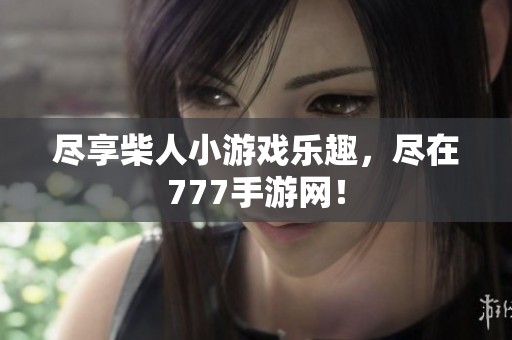 尽享柴人小游戏乐趣，尽在777手游网！