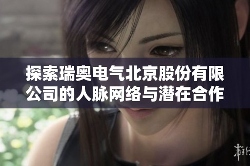 探索瑞奥电气北京股份有限公司的人脉网络与潜在合作伙伴