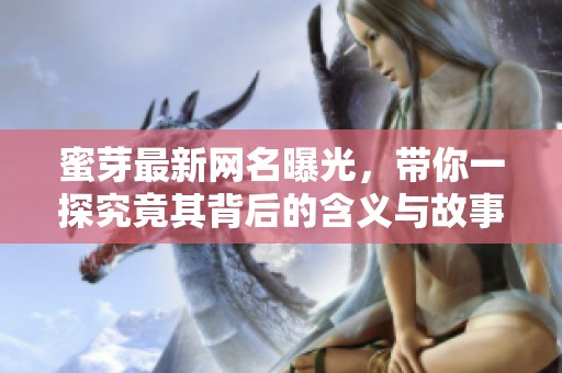 蜜芽最新网名曝光，带你一探究竟其背后的含义与故事