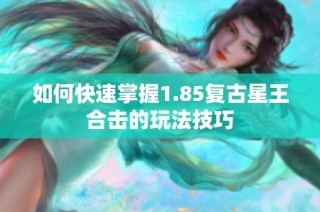 如何快速掌握1.85复古星王合击的玩法技巧