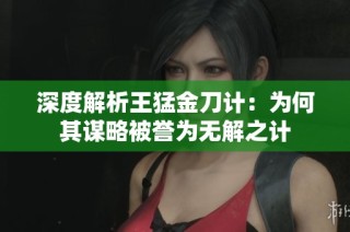 深度解析王猛金刀计：为何其谋略被誉为无解之计